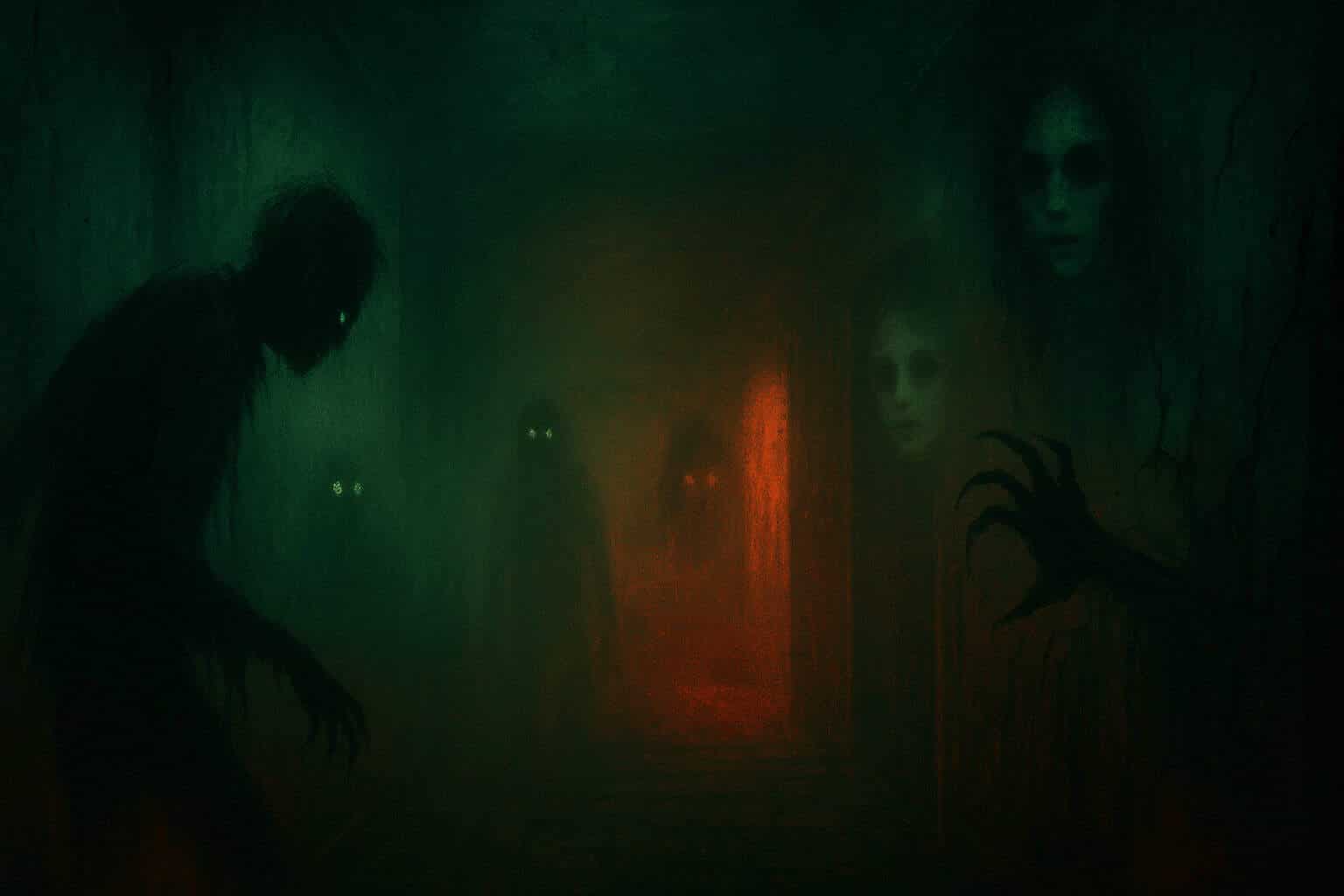 Montage de créatures d’horreur classiques